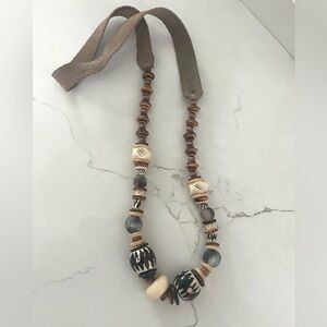 Twine and twig necklace